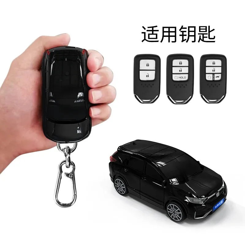 For Honda CRV Appearance for Honda Fit Odessey City Jazz XRV Venzel HRV CRV Accord Remote Smart Car Key Case Cover Fob Keychain