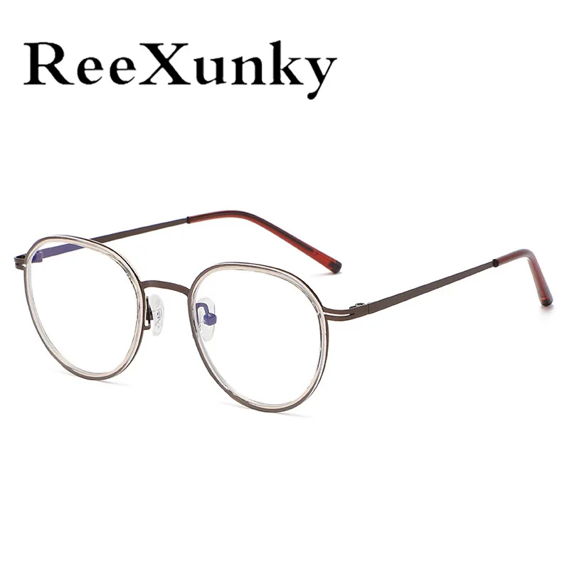 

New Unisex Blue Light Blocking Computer Glasses Men Women Fashion Titanium Frame Vintage Round Eyewear Anti Eyestrain Eyeglass