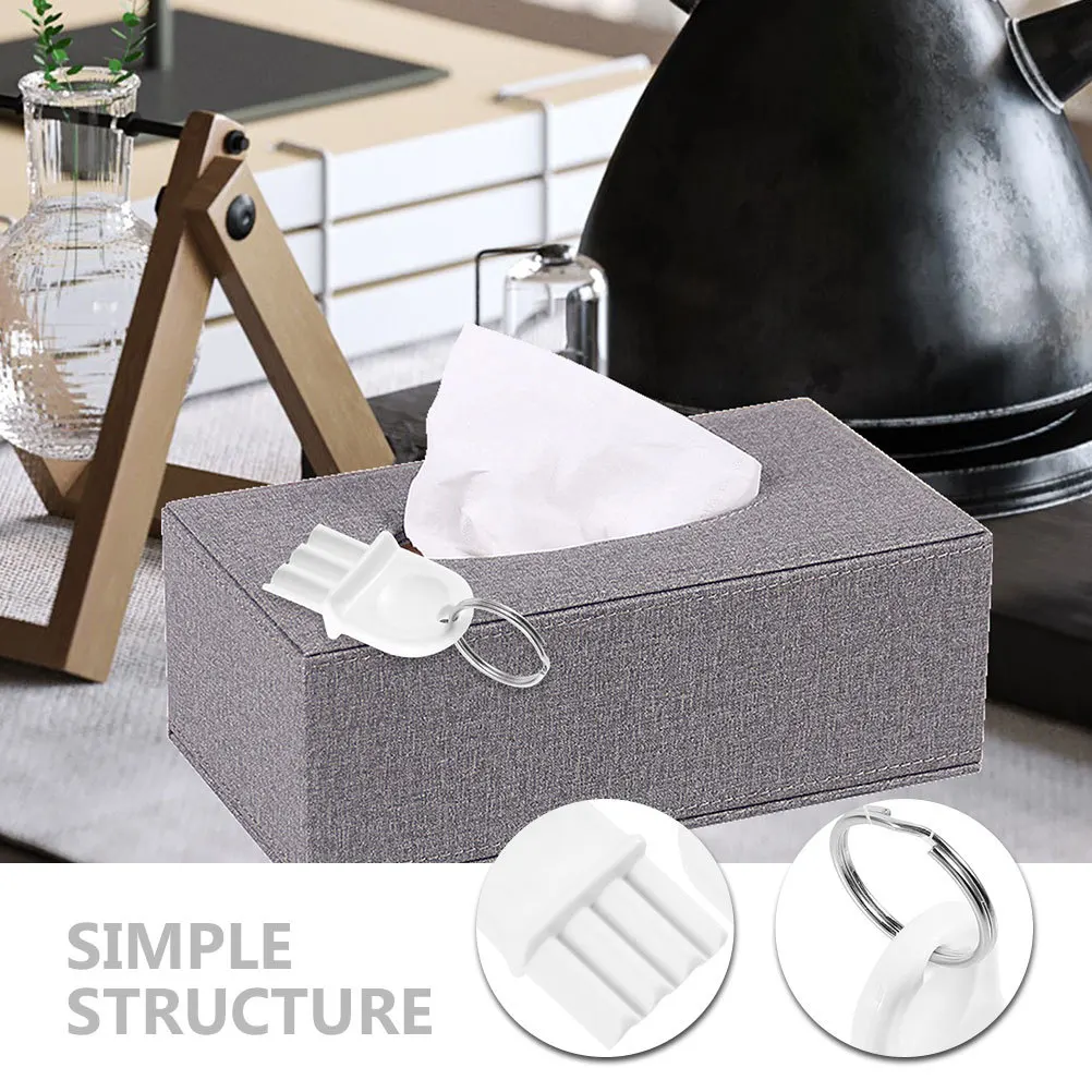 

1Set Universal Toilet Paper Dispenser Key Plastic Sturdy for Commercial Paper Towel Dispensers Includes Keyring Convenient