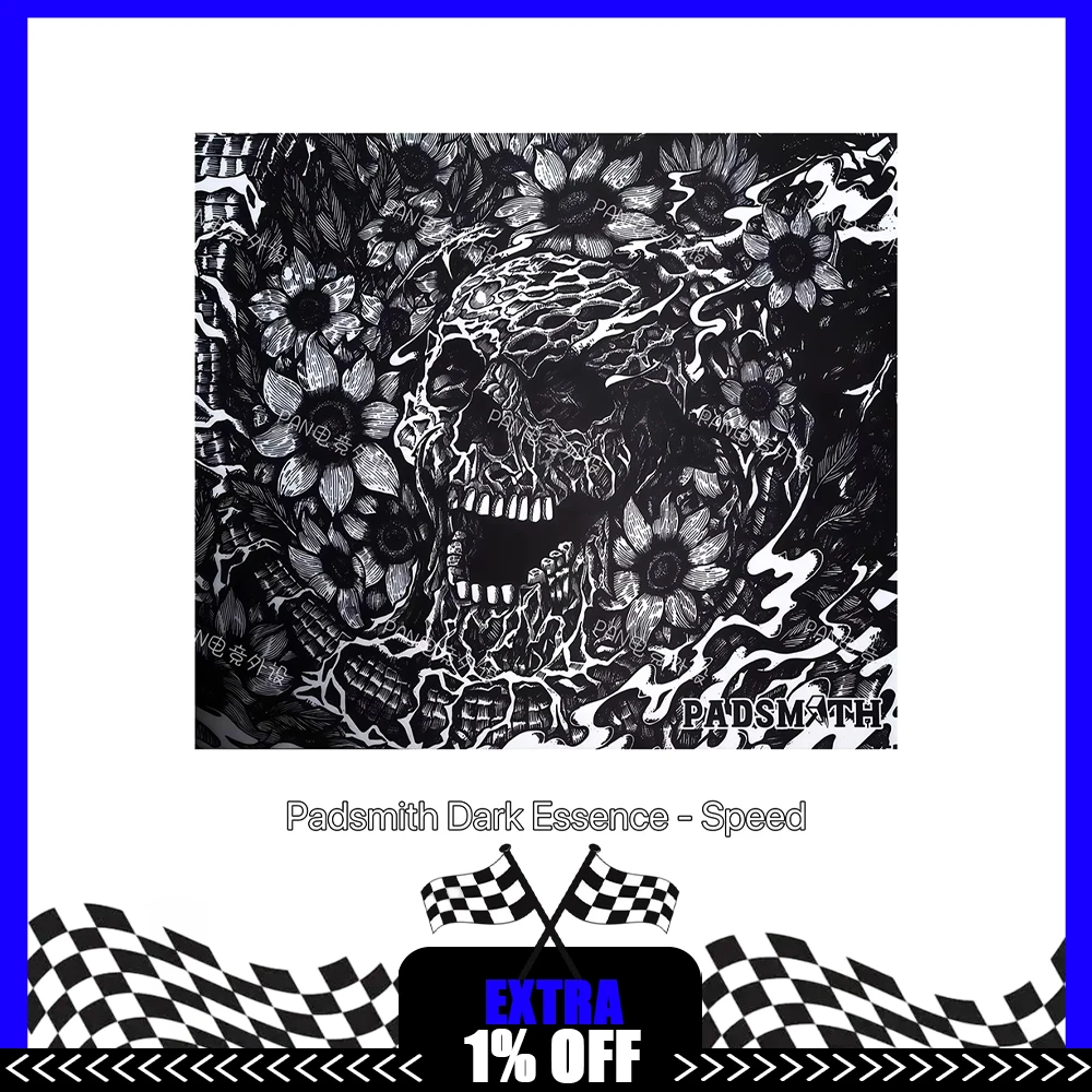 PAN Esports Dark Essence Glass Mousepad Smooth and Speed FPS Mouse Pad FPS Duplicate Padsmith Dark Essence - Speed For APEX CSGO