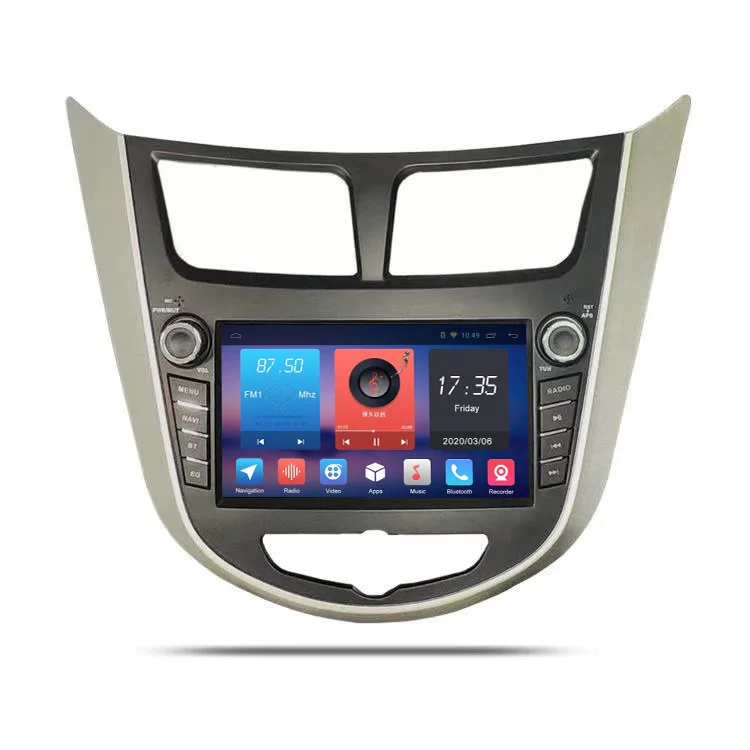 

Автомобильный dvd-плеер на Android 10,0 с GPS для HYUNDAI VERNA ACCENT SOLARIS 2011-2012 TV BT Ipod радио управление рулевым колесом с Wi-Fi 4G