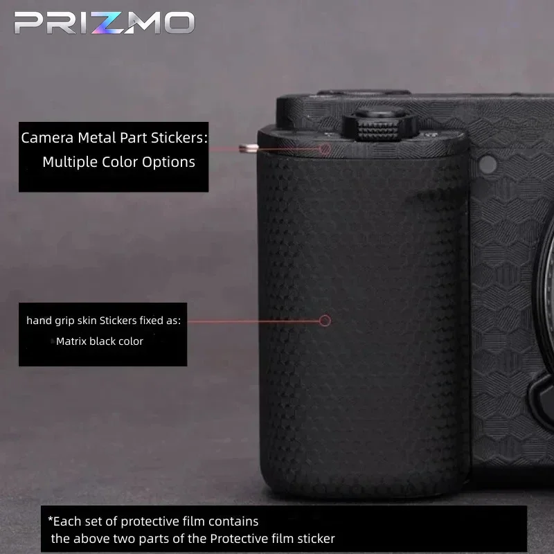 For SONY ZV-E10 Camera Skin Sticker Vinyl Protective Wrap Anti-Scratch Premium Personalized Decal Color blocking Camouflage