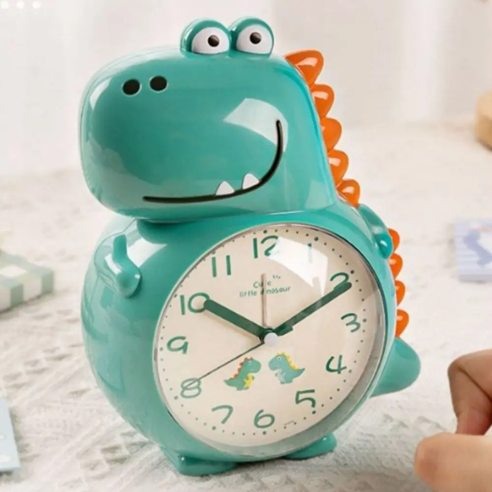 

Cartoon Electronic Desk Clock Music Dinosaur Shaped Children Alarm Clock Space Theme Decor Battery Powered Bedside Clocks