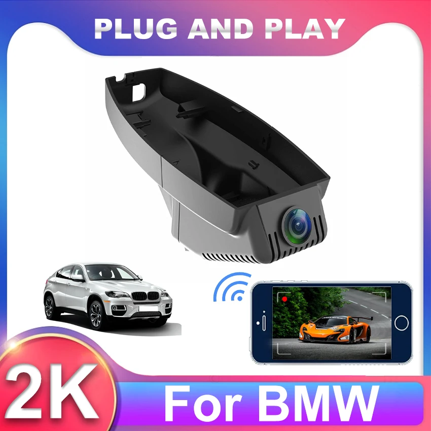 

Видеорегистратор автомобильный, 2K 1600P, wi-fi, для BMW E81 E82 E87 E88 E90 E91 E92 E93 E60 E61 E65 E66 E84 E70 E71 E72