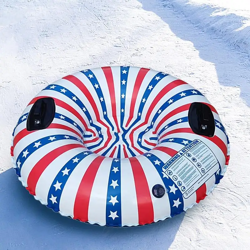 Snow Tube Sledding Tube Inflatable Snow Toy With Handles Convenient Snow Sled Big Snow Tubing Fun Winter Toys For Ski Lovers