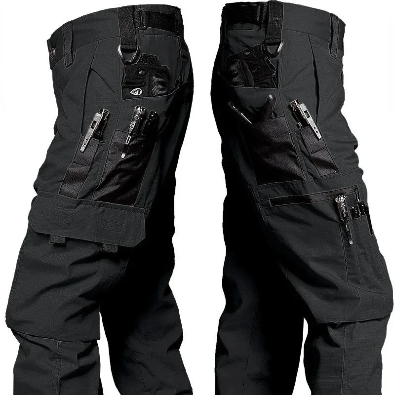 1 Taktische Hose Herren Cargo-Hose Multi-Taschen Wasserdichte Hose Camping-Jagdbekleidung Herbst Outdoor-Arbeitskleidung Wander-Arbeitskleidung – Detail 12