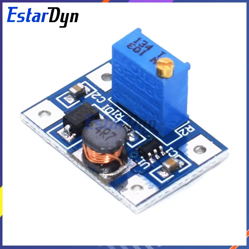 Estardyn SX1308 DC-DC 2-24V to 2-28V Step Up Adjustable Power Module Step Up Boost Converter Large current 2A