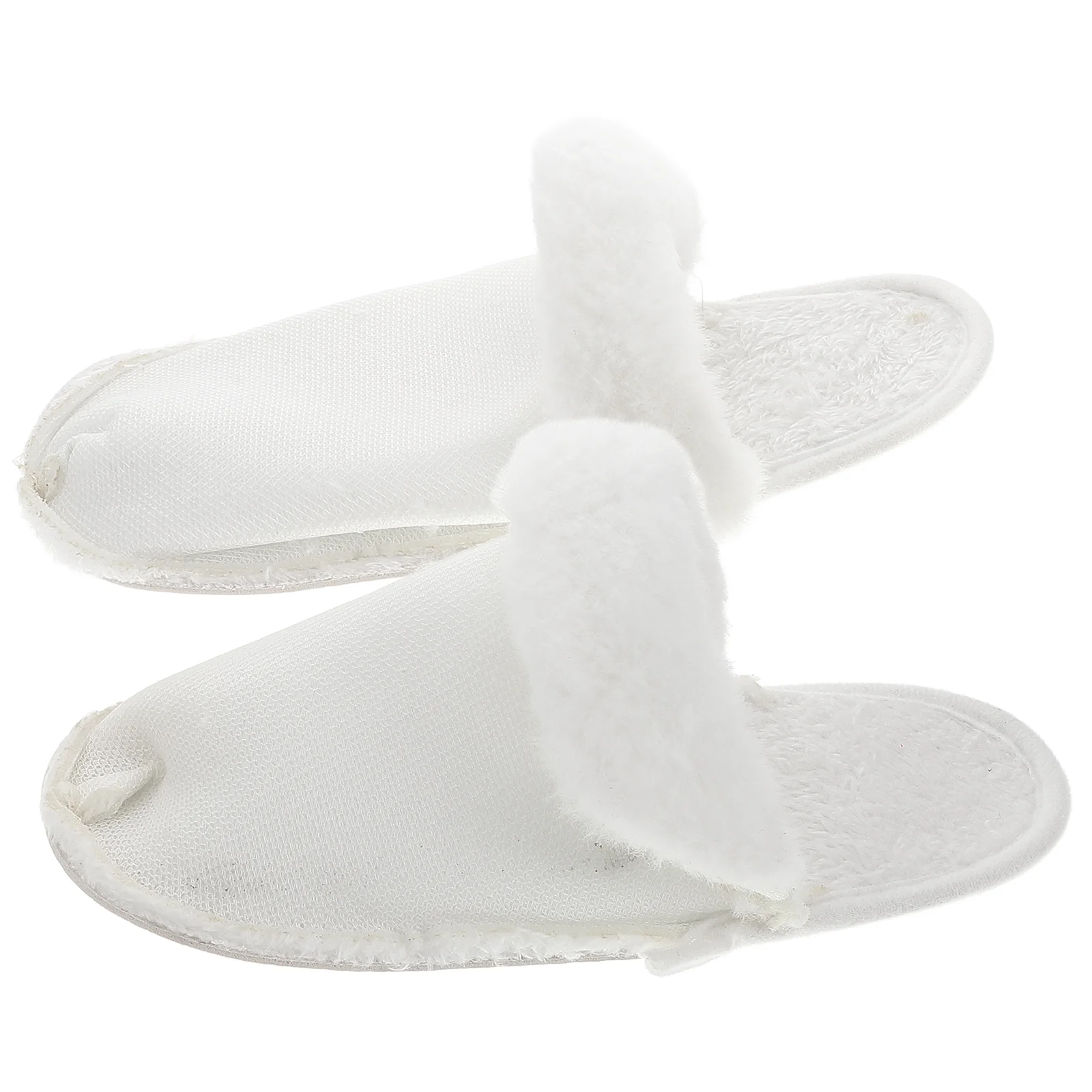 Thermal Cover Hole Shoe Inserts for Women Fuzzy Slipper Insoles Slippers Detachable Fluffy Keep Warm