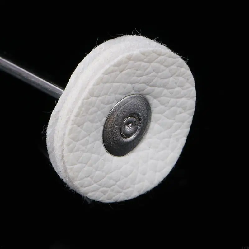 4xfd 6pcs Polisher Buffer Buffer Roda Polish Pad Pad Brush Untuk Bor Rotary Bit New