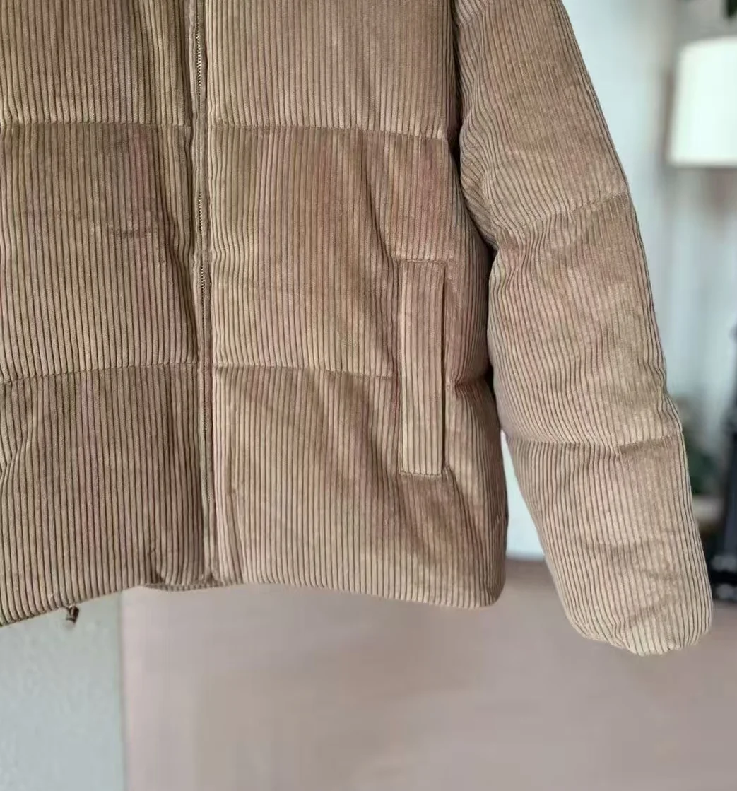 الخريف والشتاء جديد عارضة التطريز المتناقضة الجلود طوق المألوف جيب الرباط سترة الملابس النسائية