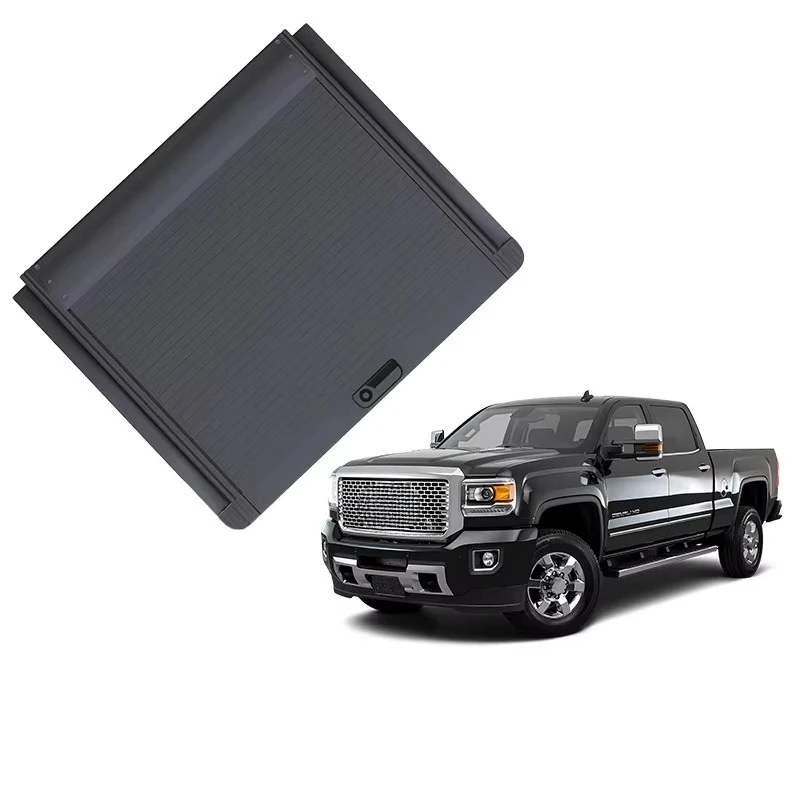 

Wholesale GRANDTEC Waterproof Anti-theft Hard Retractable Manual Pickup Bed Cover OEM Model Tonneau Cover for Sierra 3500HD