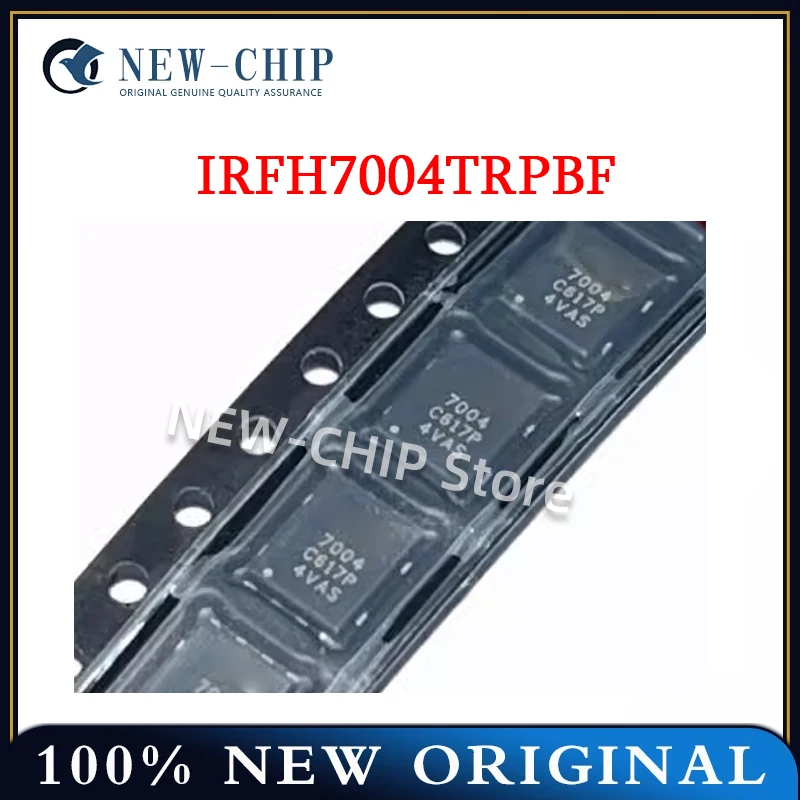 

5 шт.-100 шт./лот, транзистор с полевым эффектом IRFH7004TRPBF PQFN-8, трафаретная печать 7004 N, новый оригинальный транзистор IRFH7004