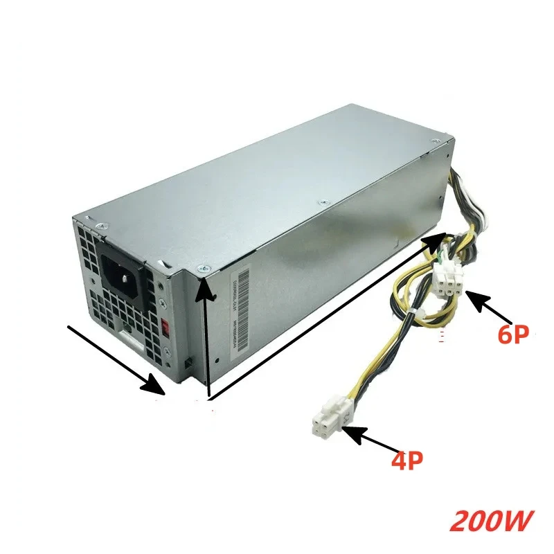 

Новый импульсный блок питания для ПК-адаптер для Dell VOSTRO 3667 3669 3668 H200NS-00 D200AS-00 B200AS-00 6P + 4P 200 Вт