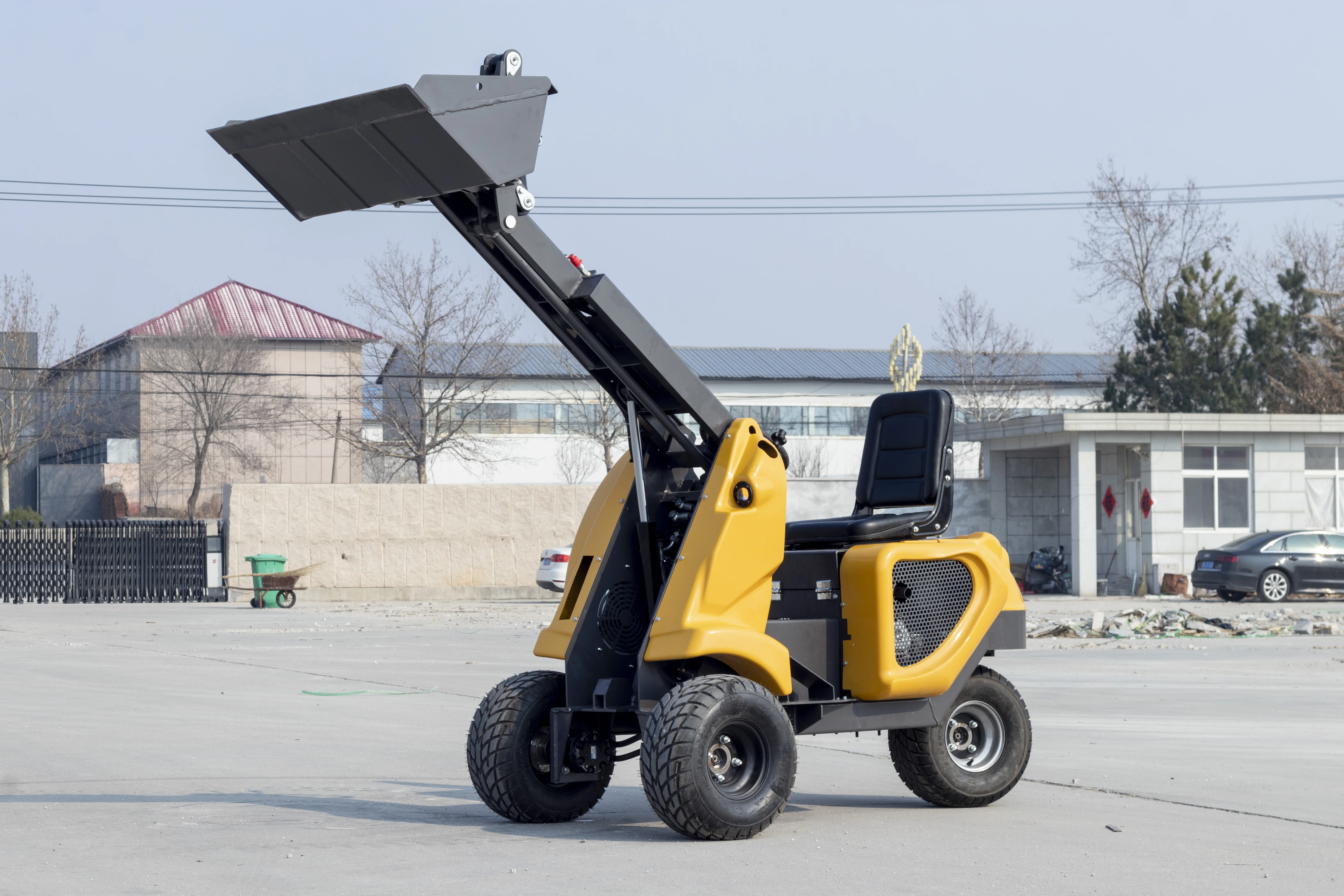 جرافة انزلاقية صغيرة ضمان لمدة سنة واحدة مع المحرك الأساسي وعلبة التروس شهادة CE EPA EURO 5 #2