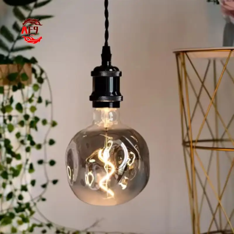 

AF90-E27 Vintage Led Bulb 4W 110V Dimmable Special Shaped Big Stone Bulb Festival Events Decorative Bulb
