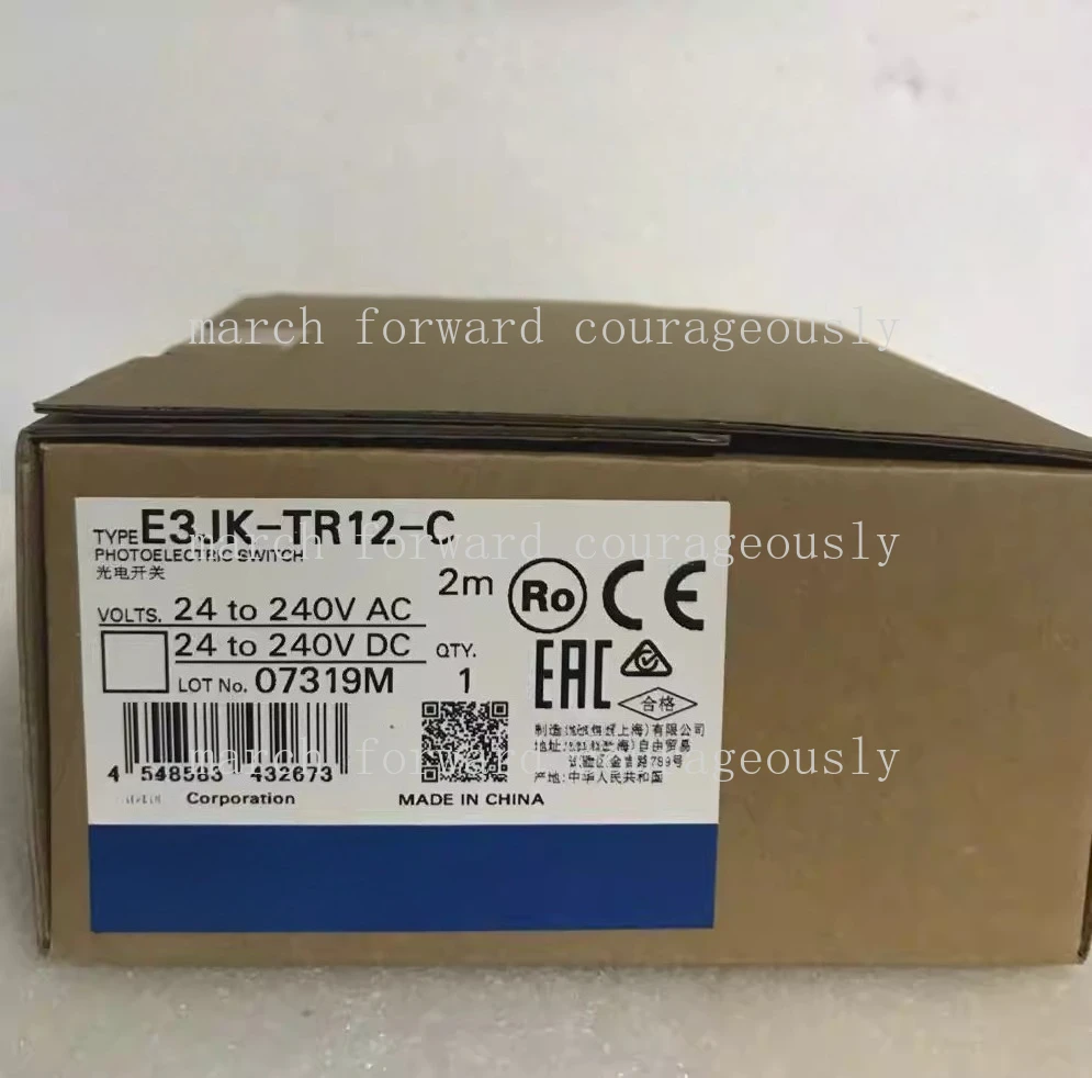 

100% оригинальный и абсолютно новый фотоэлектрический датчик Omron E3JK-TR12-C