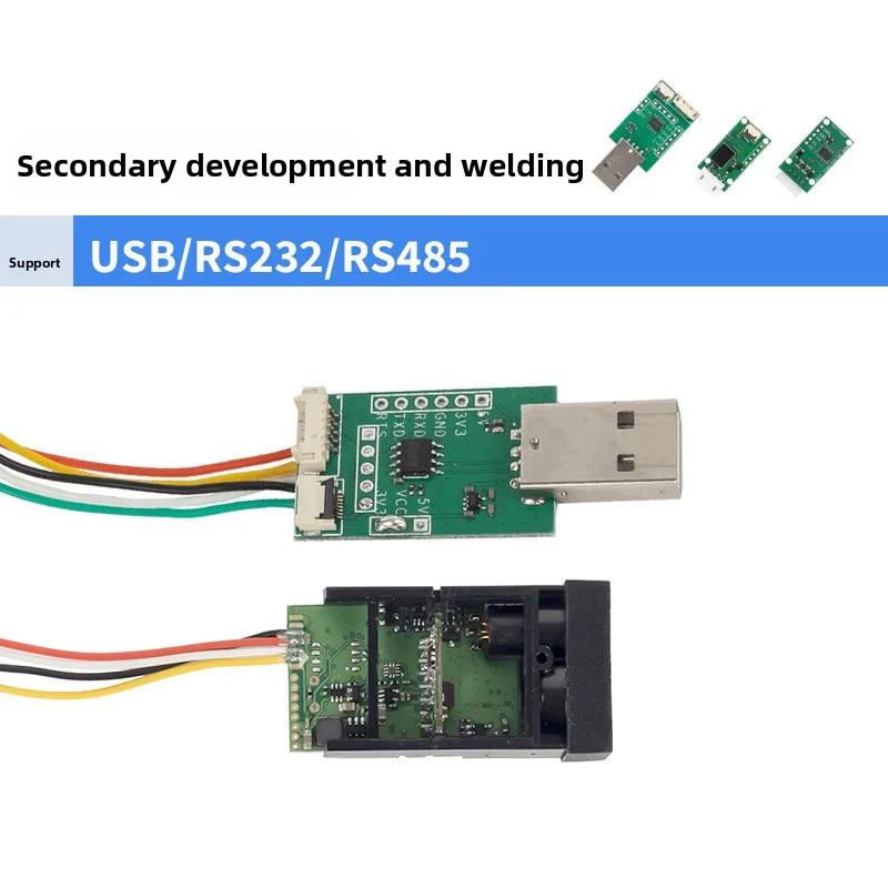High FrequencyTOFIndustrial Grade Ranging Sensor Module Green Light CustomizationTTLSerial Port Chip Factory Direct