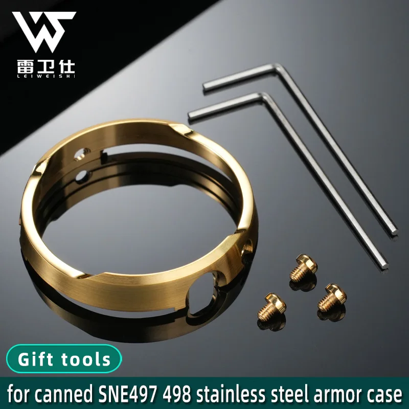 ل Seiko SNE497 SNE498 SNE499 حامي الكفن SNE518 SNE533 SNE535 SNE537 الفولاذ المقاوم للصدأ درع ساعة غطاء الغلاف الخارجي