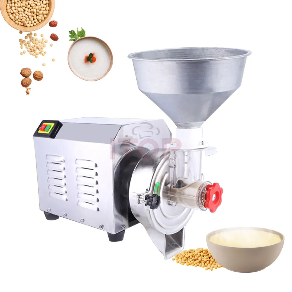 Refinador de productos de tendencia ITOP, máquina para hacer mantequilla de acero inoxidable, molinillo coloidal de Tahini y nueces de cacao de 1400r/min