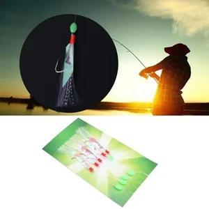 Multi-Color Soft Silverskin Fishing lure set, shrimp bait imitation, barbed-fish crystal variety, 5 pcs per set 12 Main Sales Artificial Camarao - №7