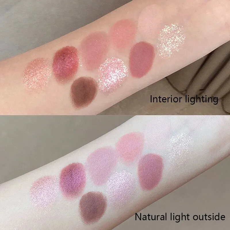 Dikalu trong suốt Acrylic Eyeshadow khay ngọc trai Matte không thấm nước là không dễ dàng để mờ đất màu chín lưới Eyeshadow