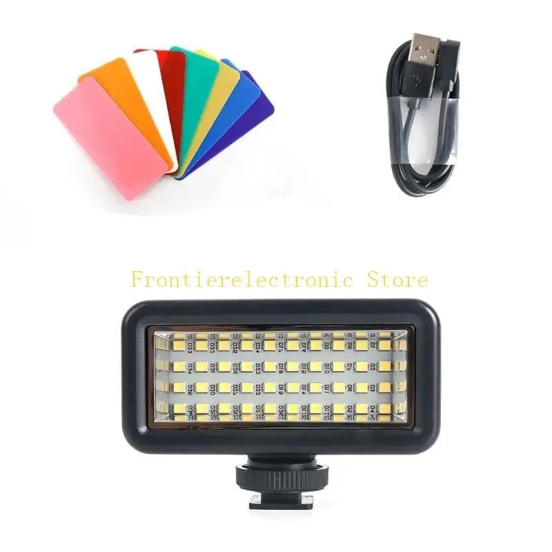 G8DB Diving Fill Light Camera Underwater Light Lamp Set for Camera Charging, Not Require Disassembly 2500mAh Battery