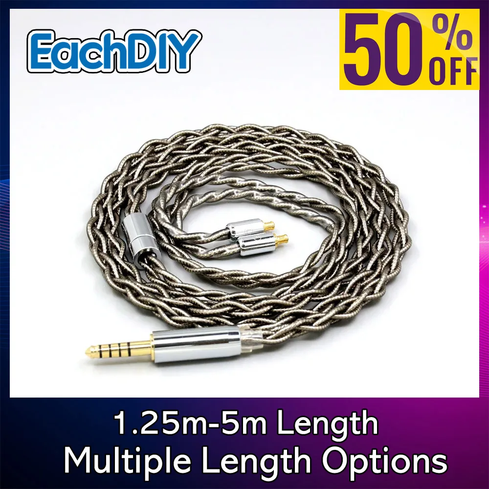 

Паладиевый экранирующий кабель для наушников из чистого серебра 99% для ATH-CKR100 CKR90 CKS1100 CKR100IS CKS1100IS Графеновое золото 8208