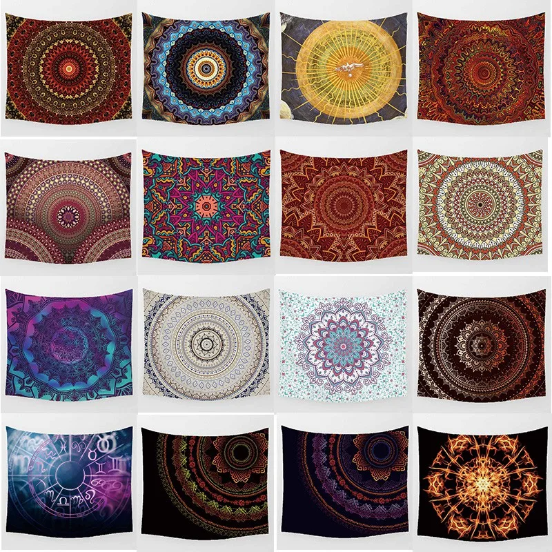 Fashion Hot Sale Mandala Tapestry Large Hd Printing Wall Hanging Home Decor