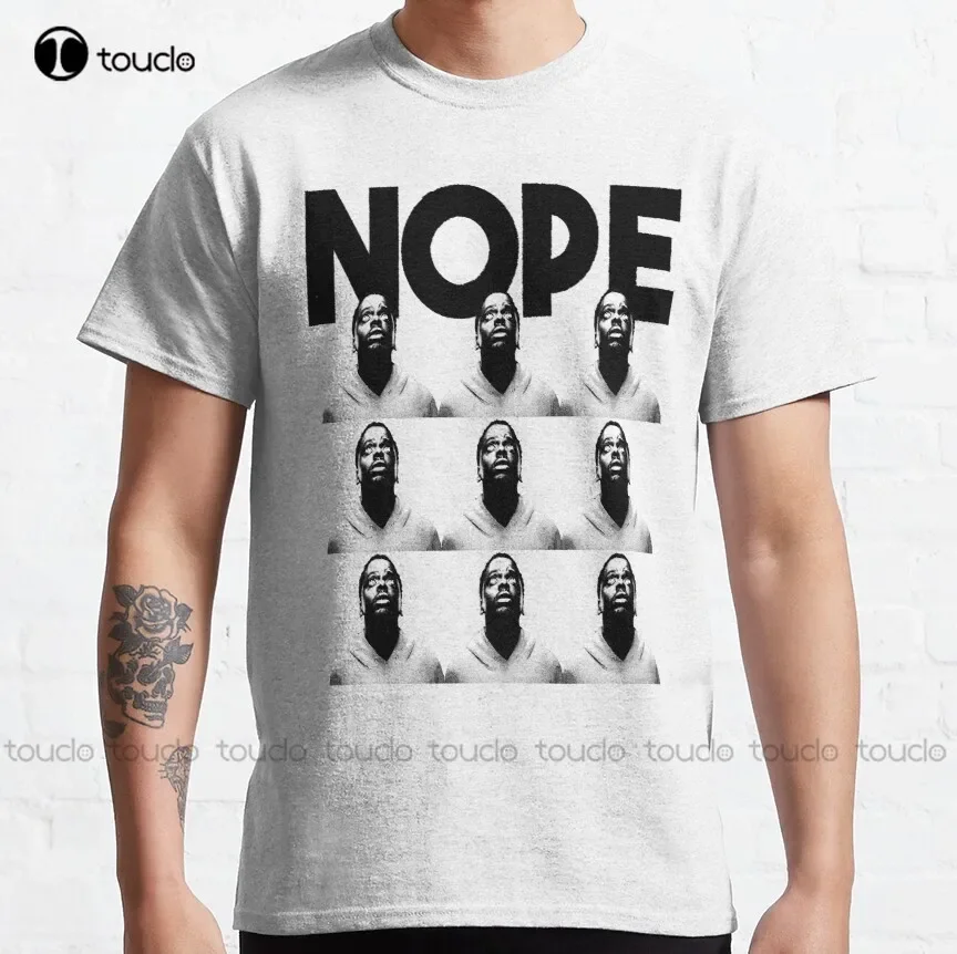 Nope Daniel Kaluuya Keke Palmer Brandon Perea camiseta clásica camisas mexicanas para mujeres regalo personalizado Xs-5Xl todas las estaciones Hip Hop