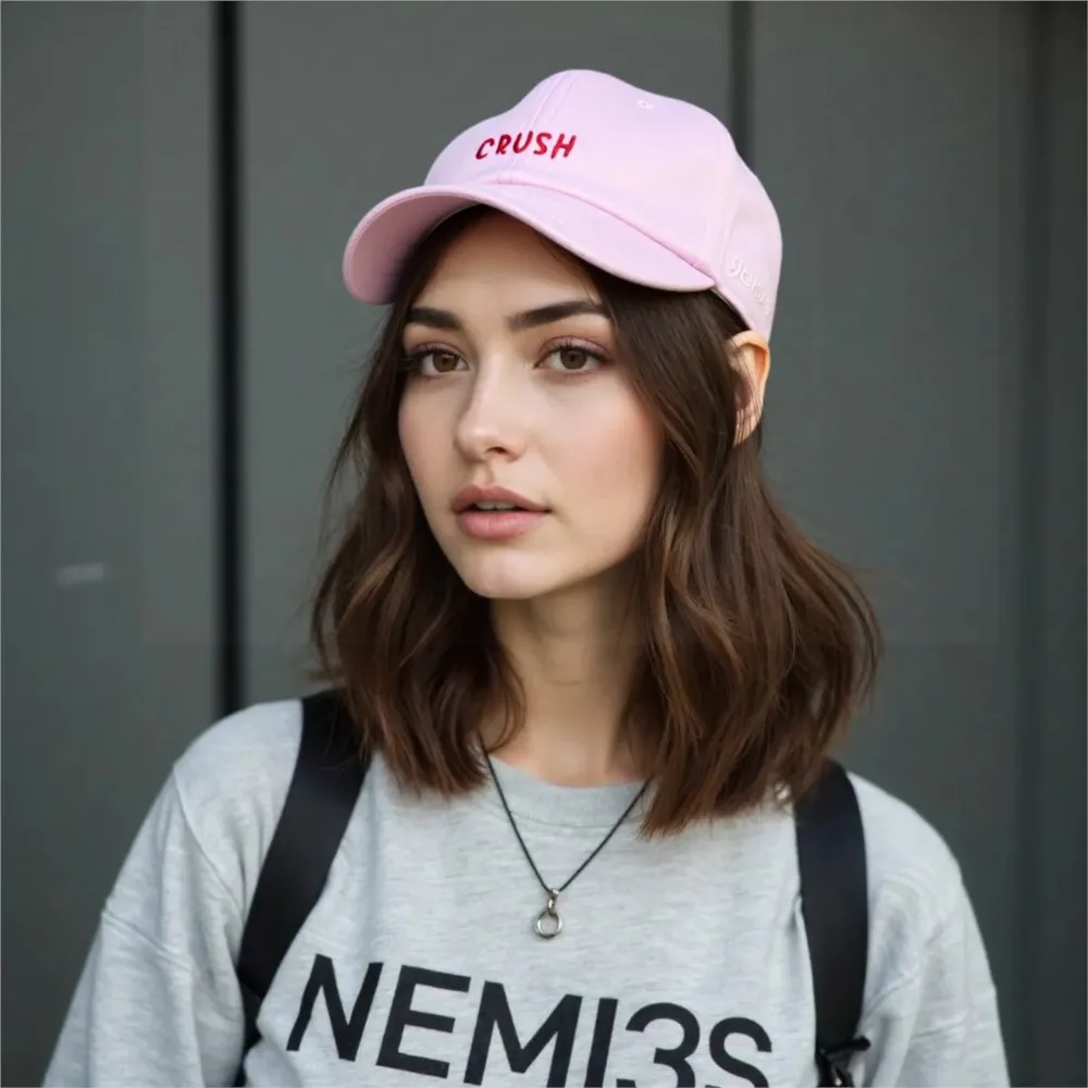 

Ruslan Baginskiy CRVSH RB Baseball Cap Handmade Embroidery ex Faionable Couple Bla All Seasons Cotton Hat Brand Wide Brim Cap