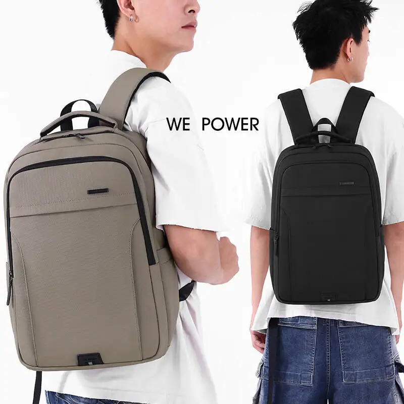 New Large Capacity Business Computer Fashion Trend Student School Bag Men's Backpack Commuter Backpack Multi-pockets Laptop Bag