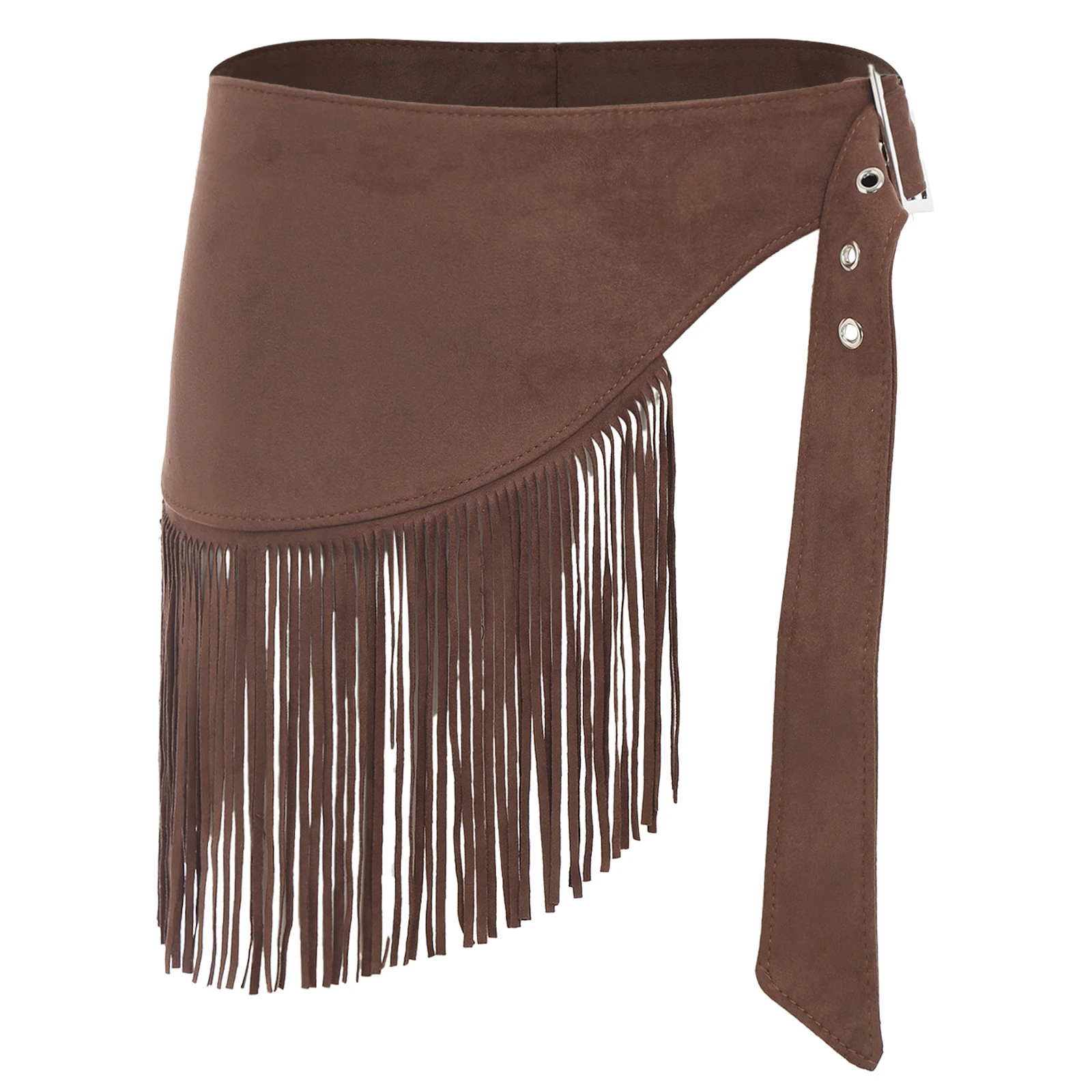 

Женский винтажный пояс с кисточками и бахромой, нерегулярный дизайн, регулируемый ремень в западном стиле, ковбойская пастушка, аксессуары для костюмов в стиле панк