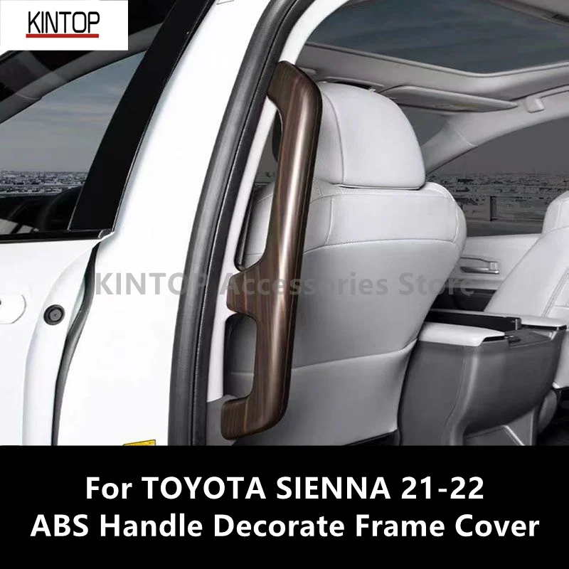 For TOYOTA SIENNA 21-22 ABS Handle Decorate Frame Cover Accessory Interior Car Sticker Refit