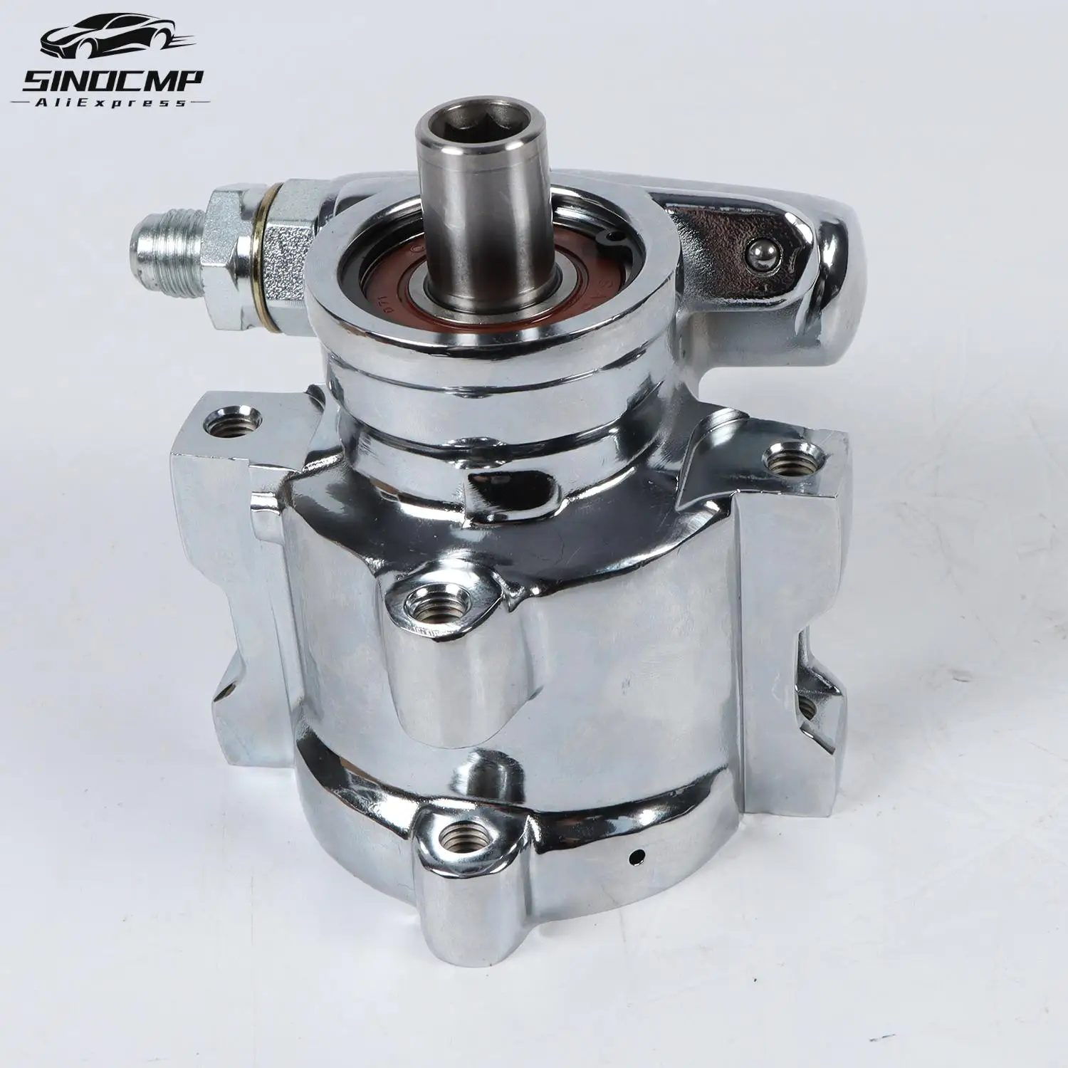 

Engine Power Steering Pump Chrome 902102CHR For Chevy GM 1980-01 Saginaw TC Type 2 Engines Power Steering Pumps Accessories