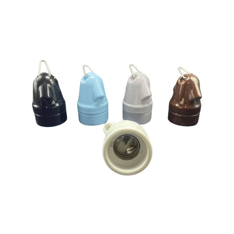 Suspended e27 screw lamp holder, waterproof e27 screw lamp holder, high temperature resistant lantern holder