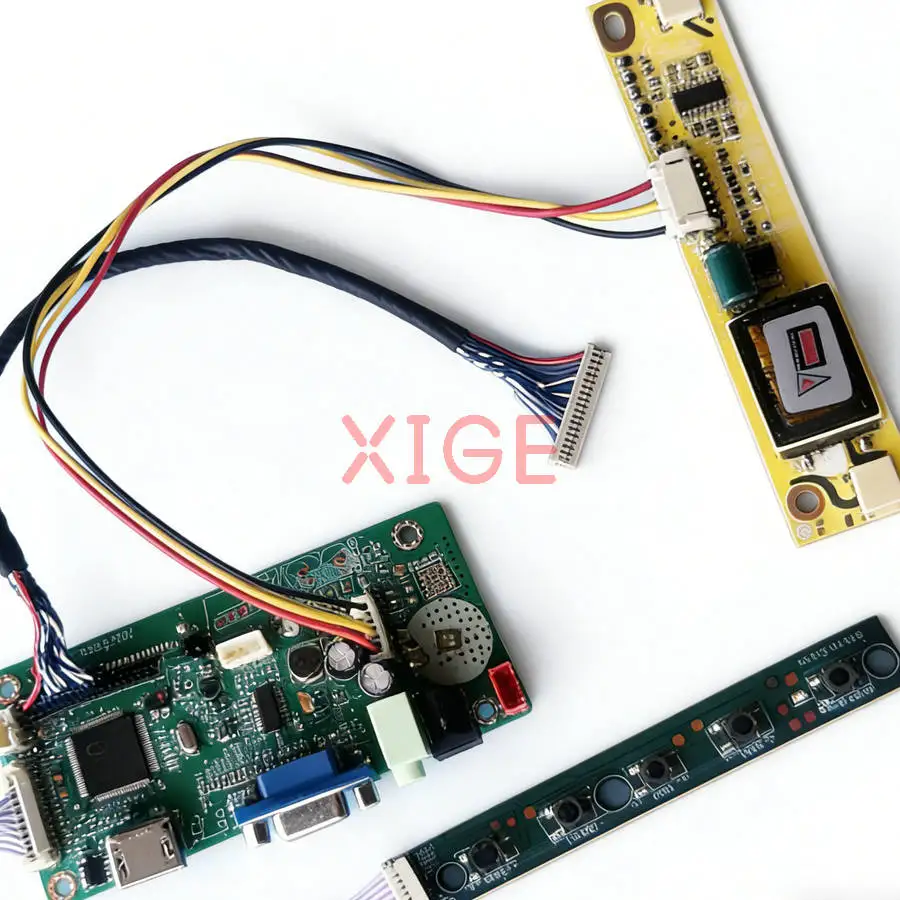 

Плата контроллера ЖК-экрана для G150XG01 M150XN06 M150XN07 TMS150XG1, 20-контактный LVDS VGA+HDMI, 2-CCFL, 1024x768, DIY-комплект
