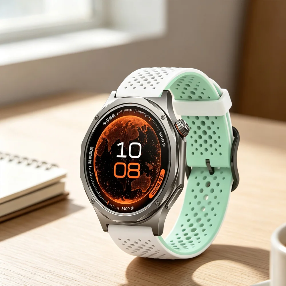 20/22mm Liquid Silicone Strap For OPPO Watch X3 S Oneplus Watch 4 3 Lite Sports Bracelet For Xiaomi Watch 5 S5-4-3-2 Accessories