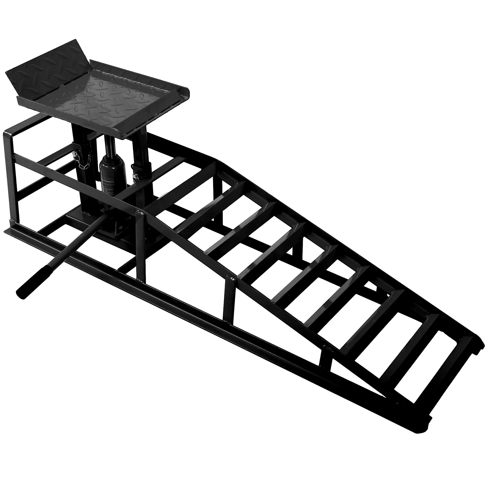 Auto Car Truck Service Ramps Lifts, Garage Car Lift Hydraulic Ramps Black 5 Ton,Automotive Hydraulic Lift Repair Frame Lift(2 Pa