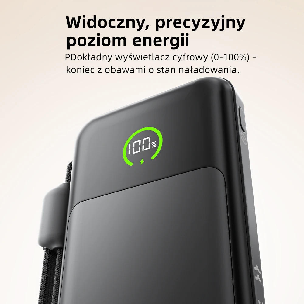 【CCC】MOVESPEED P20 Power Bank 20000mAh Zewnętrzna Ładowarka 35W PD Szybkie Ładowanie Powerbank Bateria LFP do iPhone Xiaomi Samsung — zdjęcie produktu 5