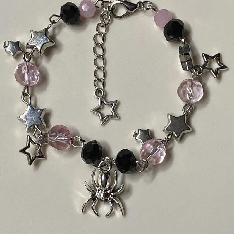 matching arachnid bracelet aesthetic bracelets handmade jewelry y2k