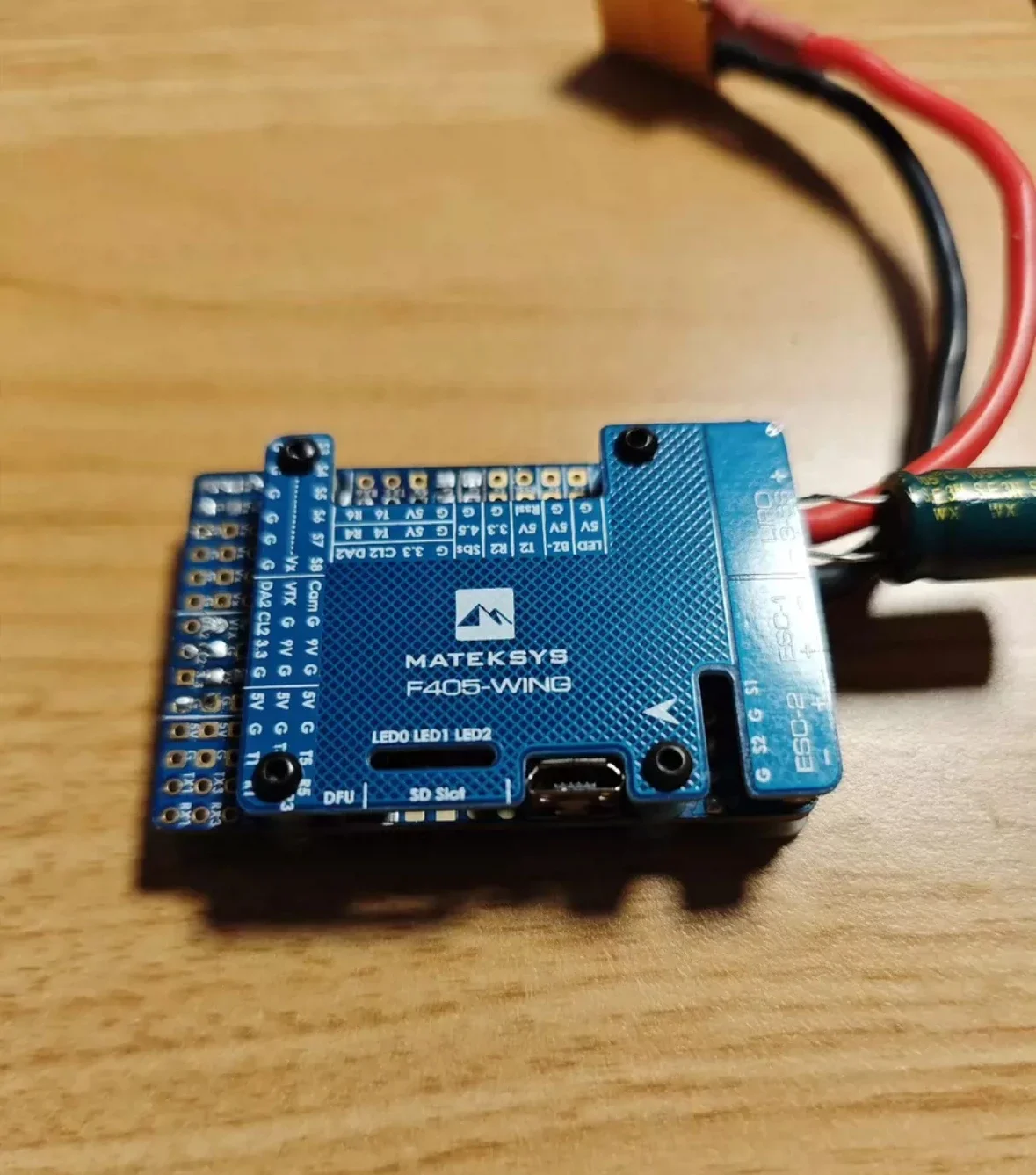 

MATEKSYS F405-Wing Flight Controller 168MHz STM32F405 MPU6000 accelerometer INAV OSD, Blackbox for FPV wing aircraft