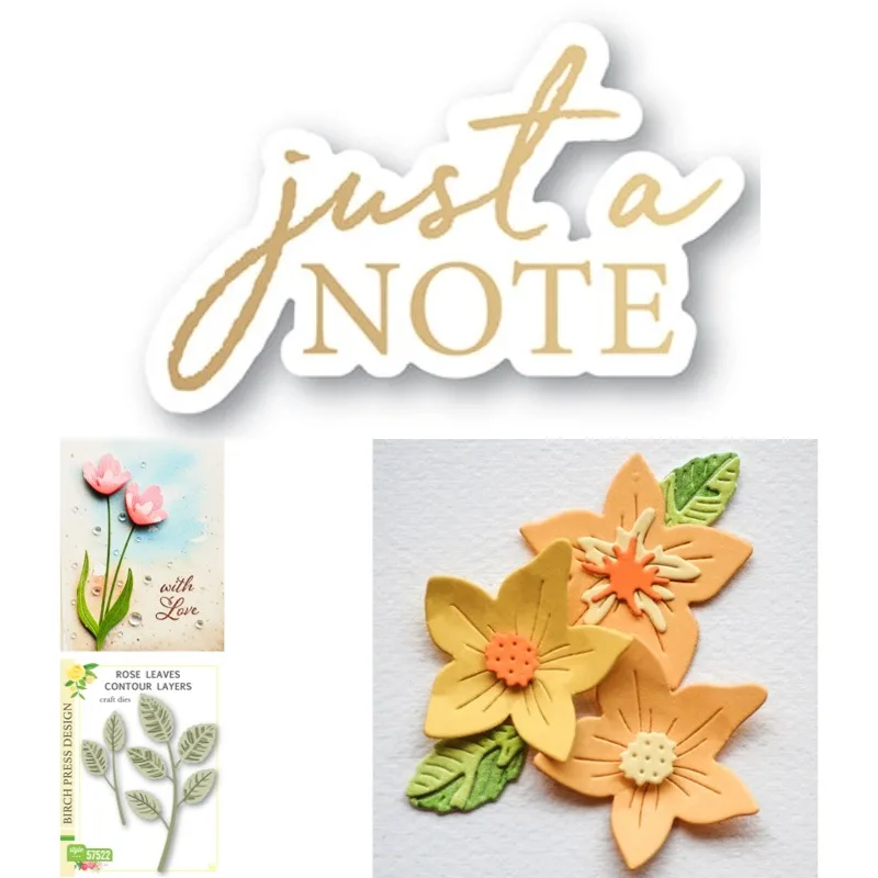 Leaves Are Tender Green in Color Craft Metal Cutting Dies Mold Strips Sheet Scrapbook Paper Craft Knife Mold Blade Punch Stencil