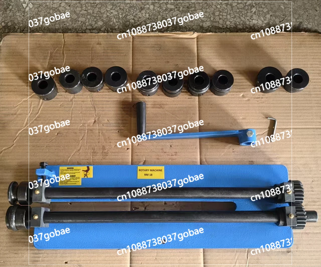 Metal reel machine RM-18 ball machine thin plate rotary edge press 6 sets of molds can be equipped with brackets RM12