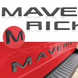 Car Tailgate Inserts Letters 3D Raised Rear Emblems Decal Sticker Adhesive For Ford Maverick Pickup Truck Decorative Accessories