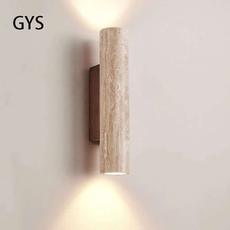 lampada de parede led para o quarto cabeceira pedra iluminado para cima e para baixo luz minimalista hotel designer sala de estar tv fundo escadaria 01