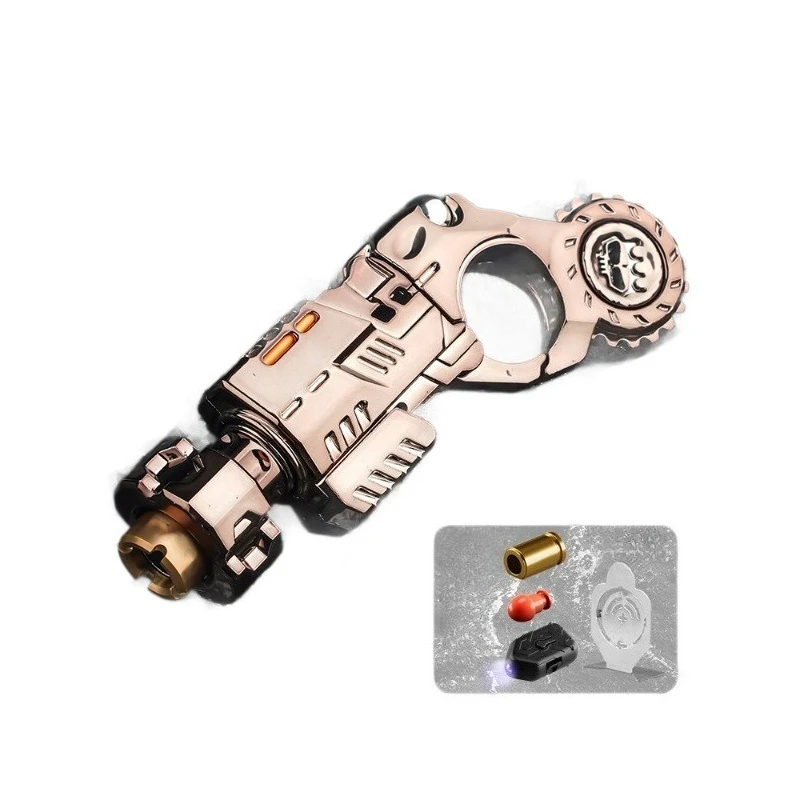 Metaallegering Shell-uitwerpend speelgoed Pistolset Leuk schieten Zintuiglijk speelgoed Stressverlichting EDC Bureau Gadget Cadeau voor jongens Volwassenen