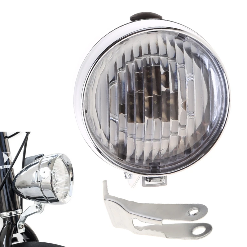 Retro Streamlined  Head Light  LED Metal  Bikes Headlight Cycling Lighting Equipment Accessorie