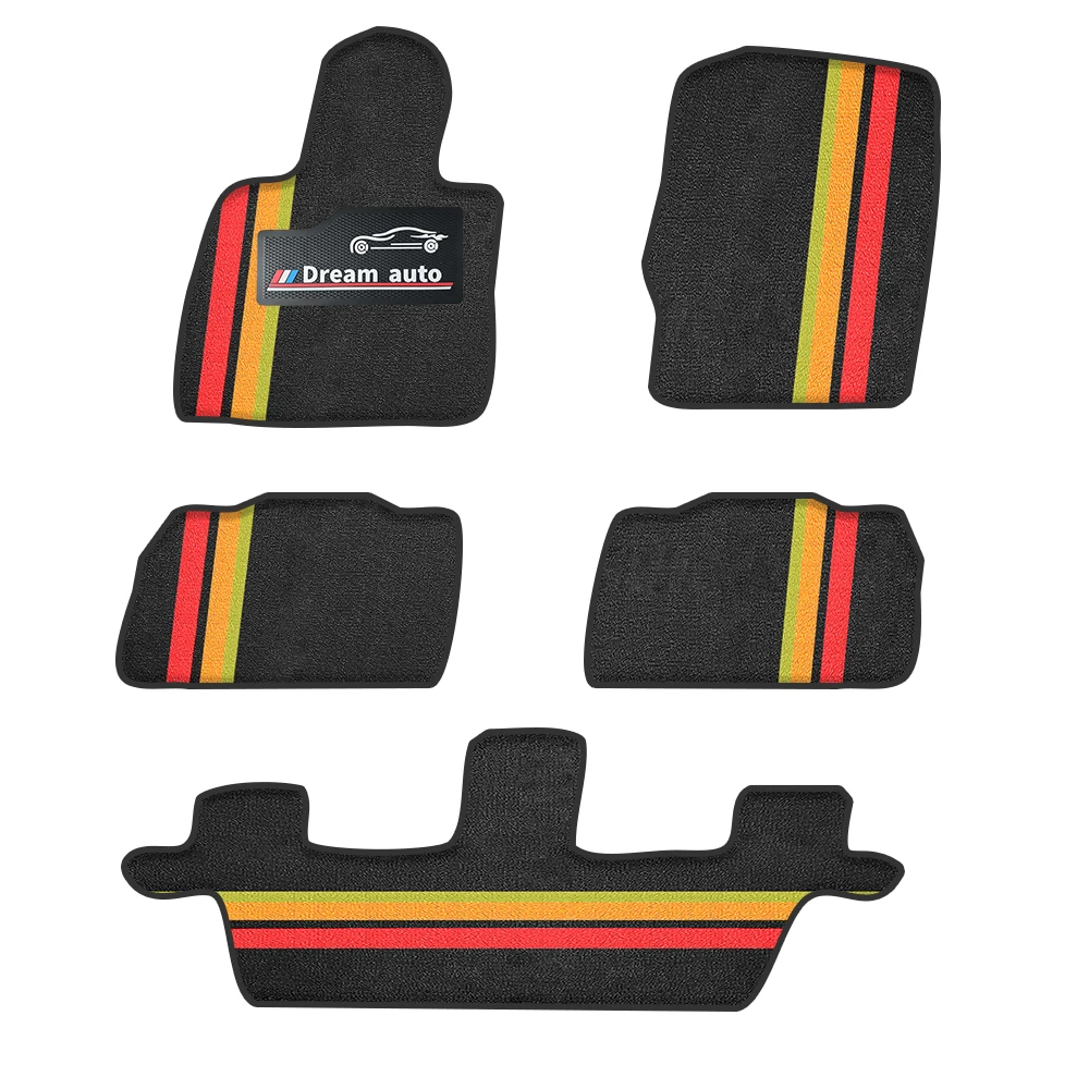 

Car Floor Mat For Ford Explorer 2020–2022 U625 MK6 7seats Waterproof Interior Protection Accessories Car Mats Full Set