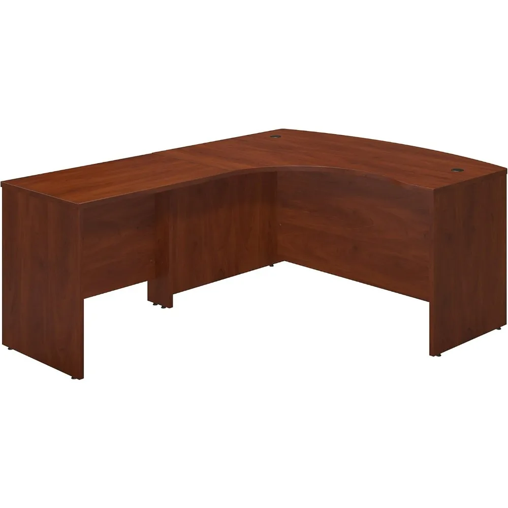 

Business Furniture Series C Elite 60W x 43D Left Hand Bowfront Desk Shell with 36W Return in Hansen Cherry