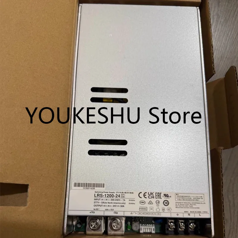 Brand new original switching power supply LRS-1200-24 1200W input 200-240V ~7A output 24V 50A